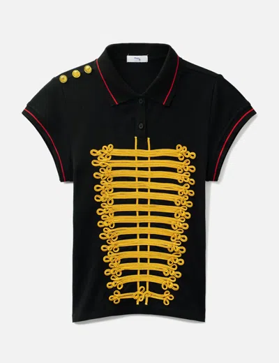 Praying Marching Band Womens Polo In Black