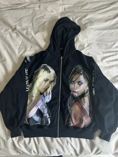 Pre-owned Praying Olsen Twins Hoodie In Black | ModeSens