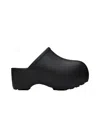 Praying Platform Mules In Black