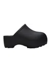 Praying Platform Mules In Black