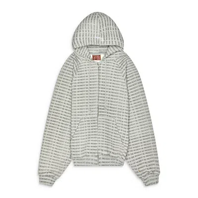 Praying Stay In The Moment Hoodie Grey In Gray