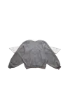 Praying Towel Shroud Hoodie Grey