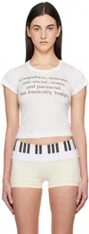 Praying White 'compulsive' Baby T-shirt In White