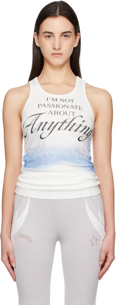 Praying White Passion Tank Top