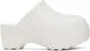 Praying White '' Clogs In White