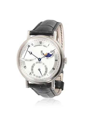 Pre-owned Pre-owned Breguet  Breguet White Gold Classique Power Reserve 7137bb/11/9v9 41.70
