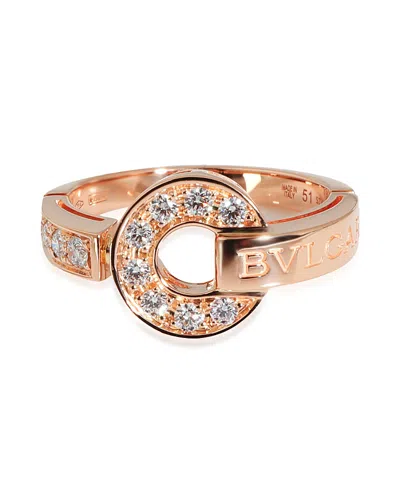 Pre-owned Pre-owned Bvlgari  Bvlgari 18k Rose Gold Ring