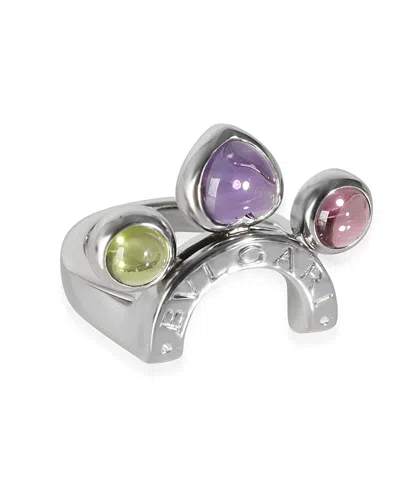 Pre-owned Pre-owned Bvlgari  Bvlgari Allegra 18k White Gold Ring