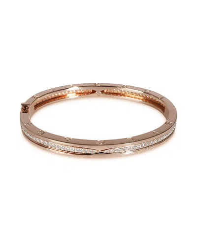 Pre-owned Pre-owned Bvlgari  Bvlgari B. Zero1 18k Rose Gold Bracelet