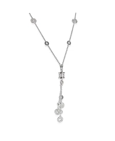 Pre-owned Pre-owned Bvlgari  Bvlgari B. Zero1 18k White Gold Necklace