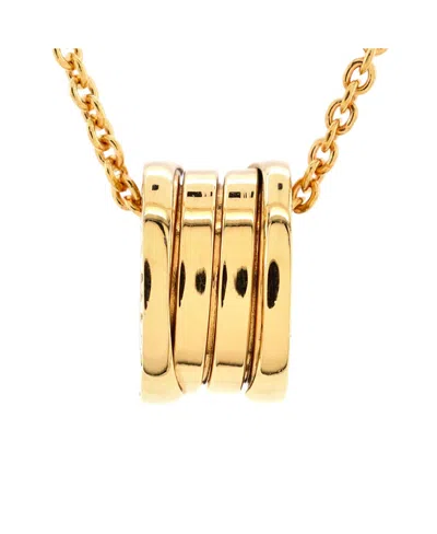 Pre-owned Pre-owned Bvlgari  Bvlgari B. Zero1 Pendant Necklace 18k Gold