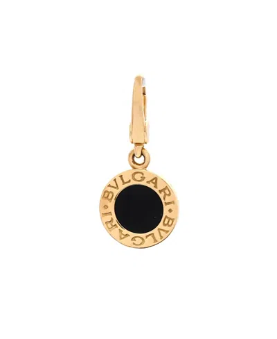 Pre-owned Pre-owned Bvlgari  Bvlgari Bvlgari Bvlgari Pendant Charm 18k Gold With Onyx