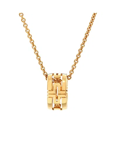 Pre-owned Pre-owned Bvlgari  Bvlgari Parentesi Pendant Necklace 18k Gold