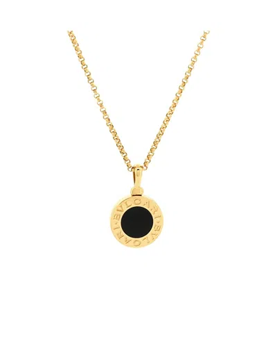 Pre-owned Pre-owned Bvlgari  Bvlgari Pendant Necklace 18k Gold With Onyx
