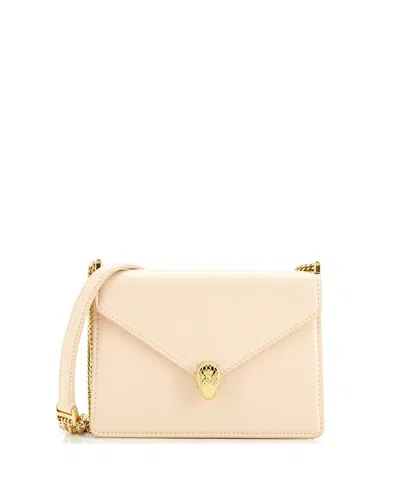 Pre-owned Pre-owned Bvlgari  Bvlgari Small Serpenti Forever Envelope Shoulder Bag Leather In Brown