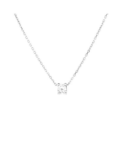 Pre-owned Pre-owned Cartier  Cartier 0.23ct C De Cartier Necklace 18k White Gold And Diamond