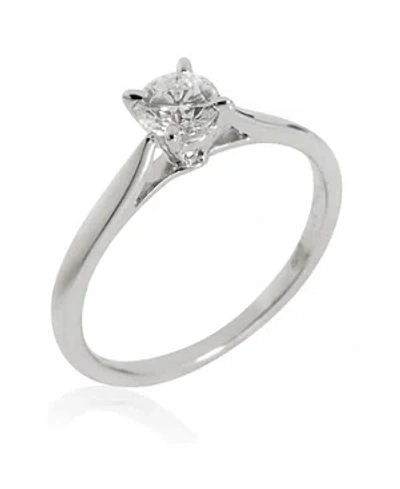 Pre-owned Cartier  Cartier 1895 950 Platinum Solitaire Ring