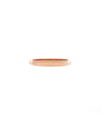 Pre-owned Pre-owned Cartier  Cartier 2.5mm 1895 Wedding Band 18k Rose Gold In Pink