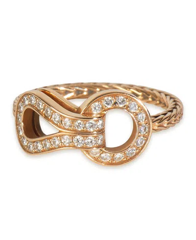 Pre-owned Pre-owned Cartier  Cartier Agrafe 18k Rose Gold Ring