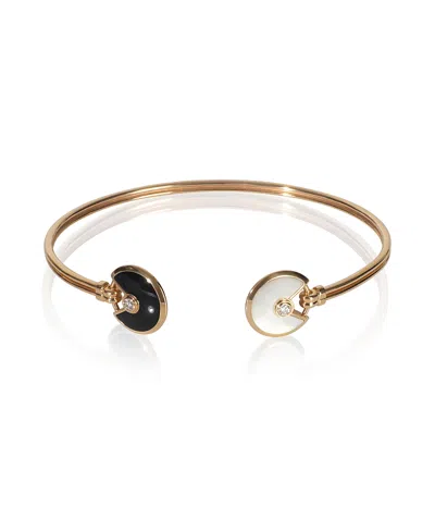 Pre-owned Pre-owned Cartier  Cartier Amulette De Cartier 18k Rose Gold Bracelet In Pink