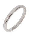 PRE-OWNED CARTIER PRE-OWNED CARTIER BALLERINE 950 PLATINUM WEDDING BAND