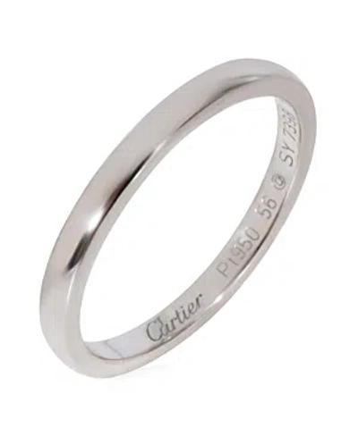 Pre-owned Cartier  Cartier Ballerine 950 Platinum Wedding Band