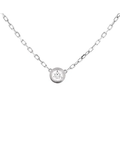 Pre-owned Pre-owned Cartier  Cartier Cartier D'amour Pendant Necklace 18k White Gold With Diamond