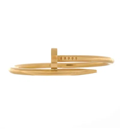 Pre-owned Pre-owned Cartier  Cartier Classic Juste Un Clou Bracelet 18k Gold