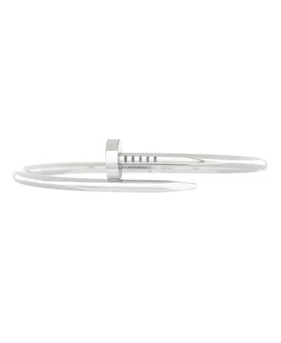 Pre-owned Pre-owned Cartier  Cartier Classic Juste Un Clou Bracelet 18k White Gold
