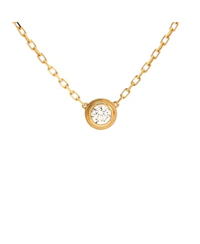 Pre-owned Pre-owned Cartier  Cartier D'amour Pendant Necklace 18k Gold With Diamond