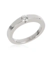 PRE-OWNED CARTIER PRE-OWNED CARTIER DATE 18K WHITE GOLD SOLITAIRE RING