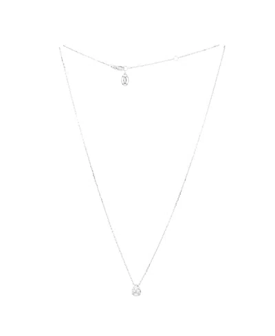 Pre-owned Pre-owned Cartier  Cartier Etincelle De Cartier Teardrop Pendant Necklace 18k White Gold And Diamonds