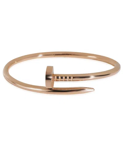 Pre-owned Pre-owned Cartier  Cartier Juste Un Clou 18k Rose Gold Bracelet