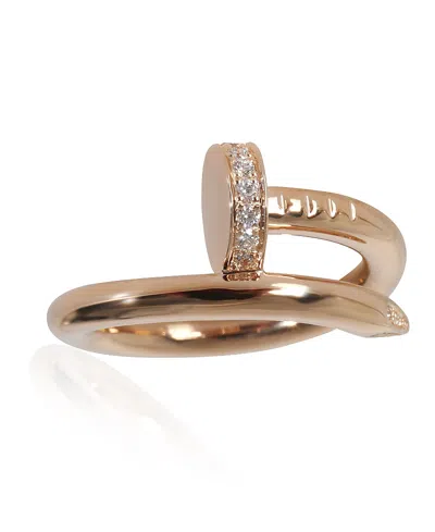 Pre-owned Pre-owned Cartier  Cartier Juste Un Clou 18k Rose Gold Ring