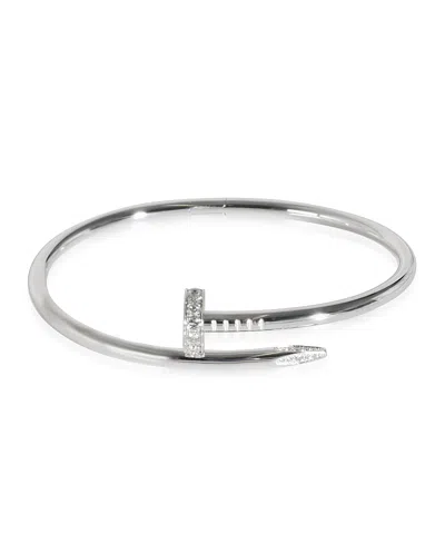 Pre-owned Pre-owned Cartier  Cartier Juste Un Clou 18k White Gold Bracelet