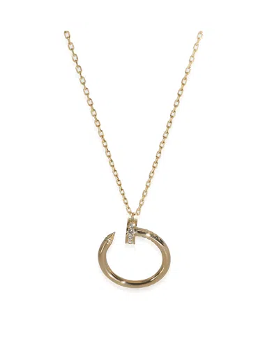 Pre-owned Pre-owned Cartier  Cartier Juste Un Clou 18k Yellow Gold Necklace
