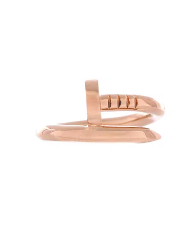Pre-owned Pre-owned Cartier  Cartier Juste Un Clou Ring 18k Rose Gold