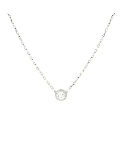 Pre-owned Pre-owned Cartier  Cartier Large Cartier D'amour Pendant Necklace 18k White Gold With Diamond