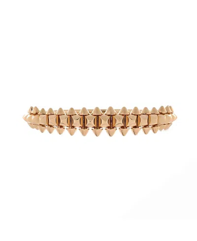 Pre-owned Pre-owned Cartier  Cartier Large Clash De Cartier Bangle Bracelet 18k Rose Gold In Pink