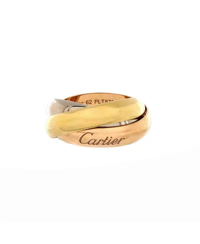 Pre-owned Pre-owned Cartier  Cartier Large Trinity Ring 18k Tricolor Gold