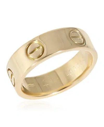Pre-owned Cartier  Cartier Love 18k Gold Ring