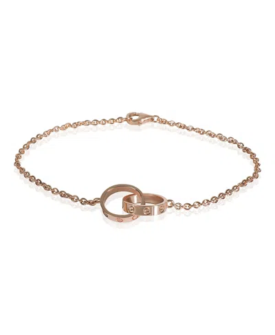 Pre-owned Pre-owned Cartier  Cartier Love 18k Rose Gold Bracelet In Pink