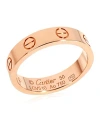 PRE-OWNED CARTIER PRE-OWNED CARTIER LOVE 18K ROSE GOLD RING