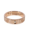 PRE-OWNED CARTIER PRE-OWNED CARTIER LOVE 18K ROSE GOLD WEDDING BAND
