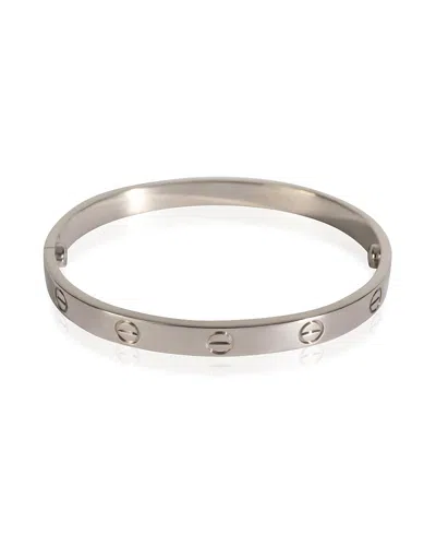 Pre-owned Pre-owned Cartier  Cartier Love 18k White Gold Bracelet