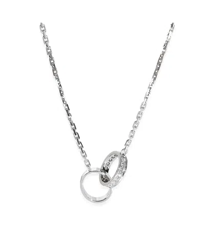 Pre-owned Pre-owned Cartier  Cartier Love 18k White Gold Necklace
