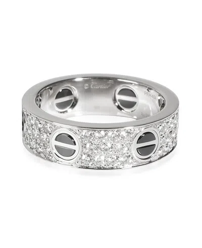Pre-owned Pre-owned Cartier  Cartier Love 18k White Gold Ring