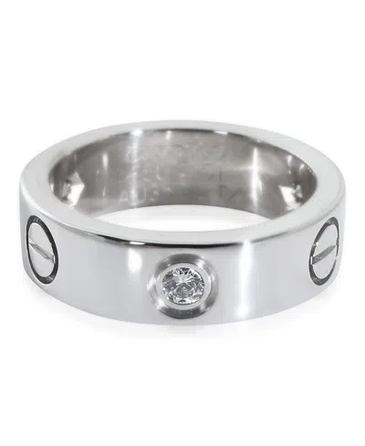 Pre-owned Pre-owned Cartier  Cartier Love 18k White Gold Ring