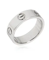 PRE-OWNED CARTIER PRE-OWNED CARTIER LOVE 18K WHITE GOLD RING