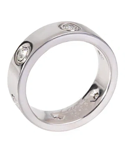 Pre-owned Cartier  Cartier Love 18k White Gold Ring In Metallic